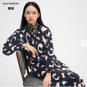 UNIQLO x Marimekko Fleece Printed Full-Zip Jacket (Tawny Owl)
